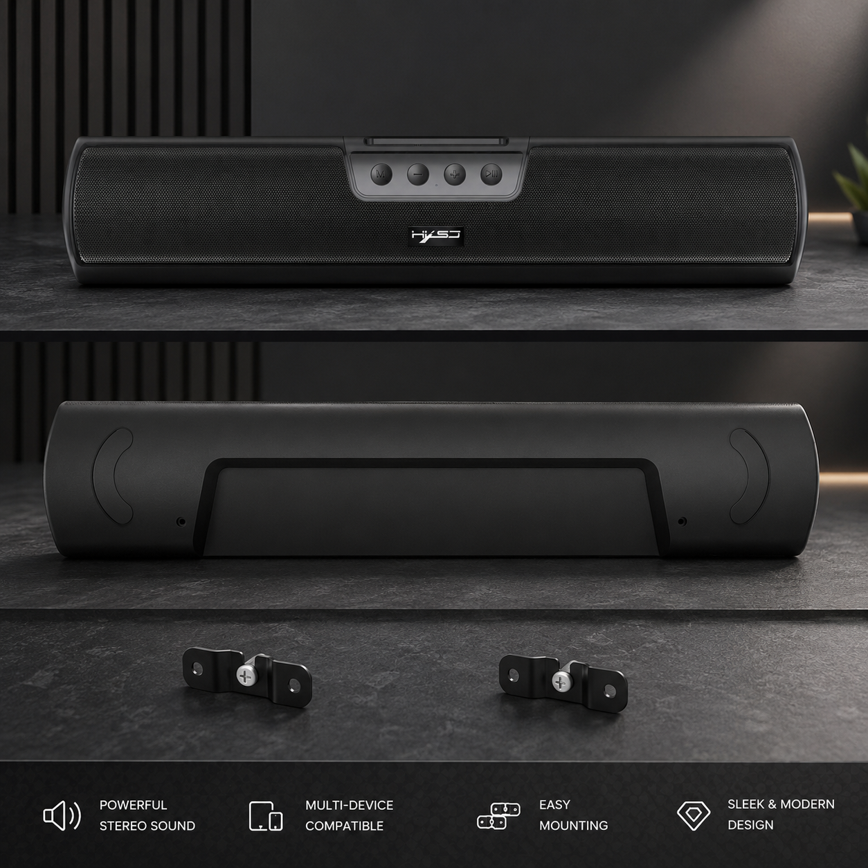 Home Bluetooth Extended Desktop Wall-mounted Wireless Speaker