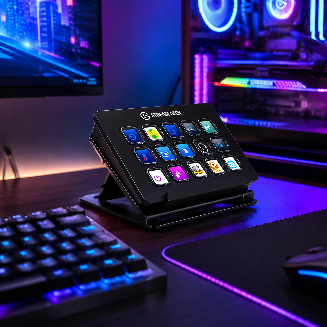 Professional Live Stream Switcher Controller – Programmable Macro Keys for OBS & Broadcasting